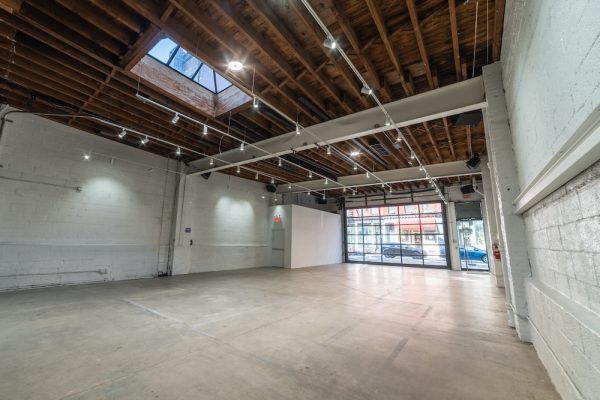Interior of 45Grand, looking out toward the street
